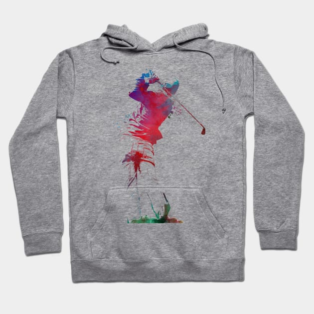 golf player sport art #golf #sport Hoodie by JBJart